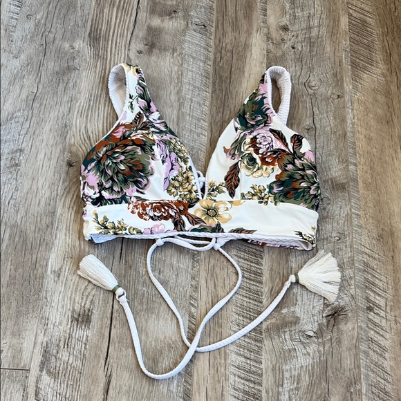 Maaji Reversible Multicolor Floral Bikini Top - Picture 1 of 6